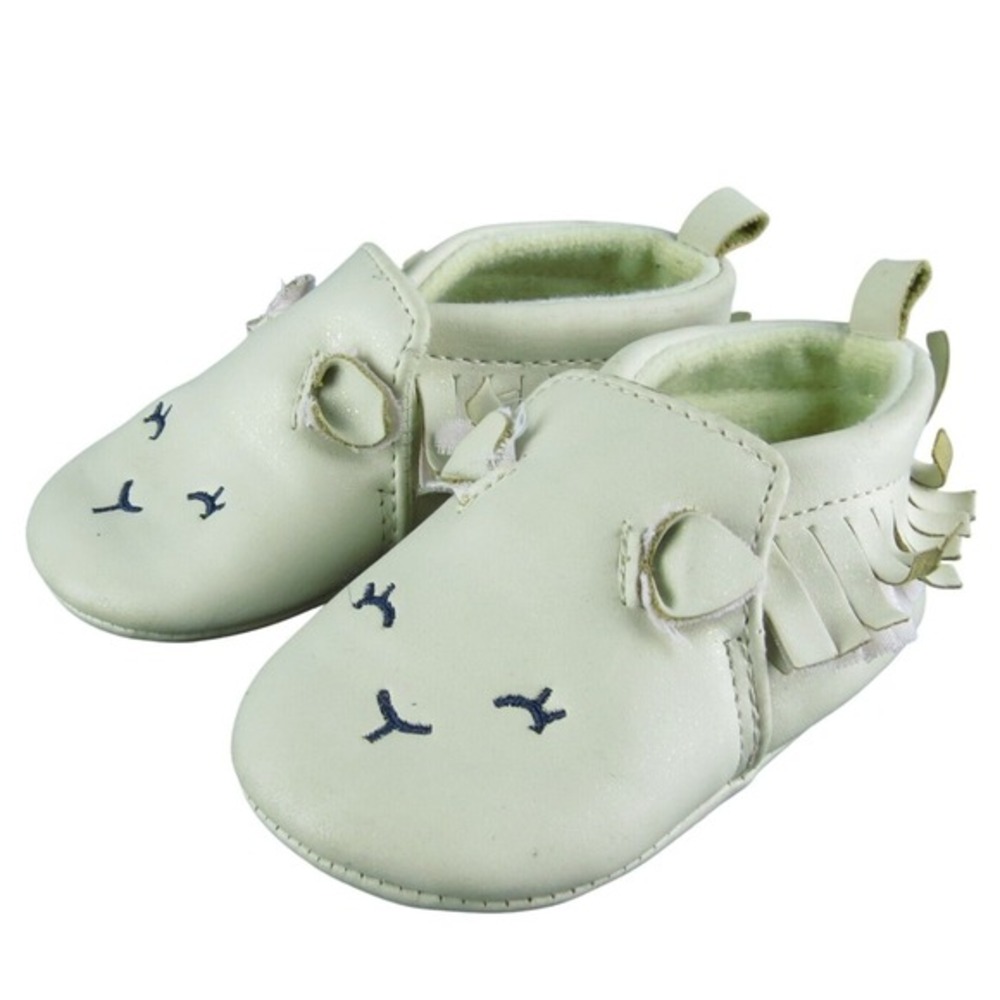 Child of Mine by Carter's Girls Bootie Size T‎ 3-6 Month Medium Beige Synthetic